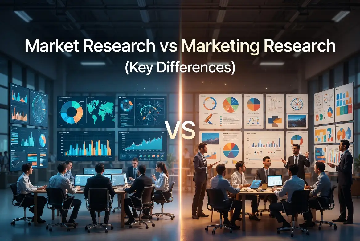 Market Research and Marketing Research (Key Differences)