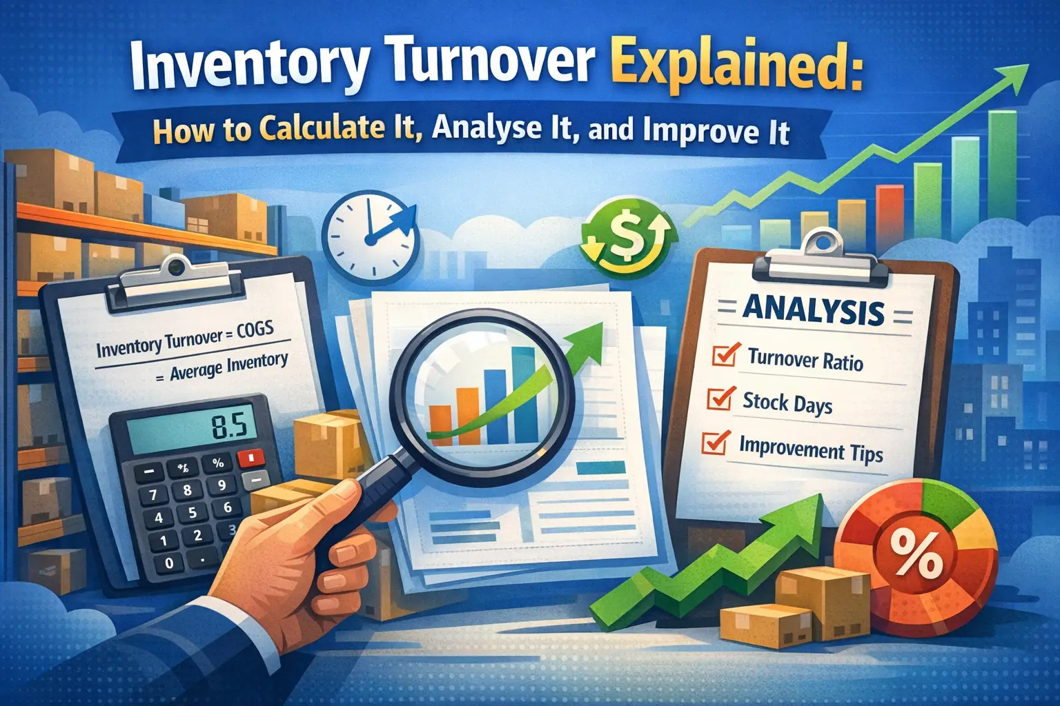 Inventory Turnover Explained: How to Calculate It, Analyse It, and Improve It