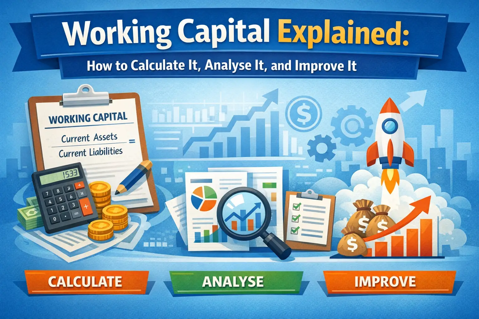 Working Capital Explained: How to Calculate It, Analyse It, and Improve It