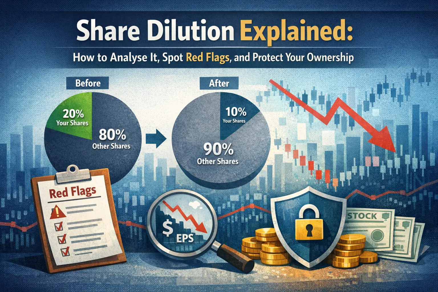 How to Analyse Share Dilution (With Examples, Metrics, and Investor Red Flags)