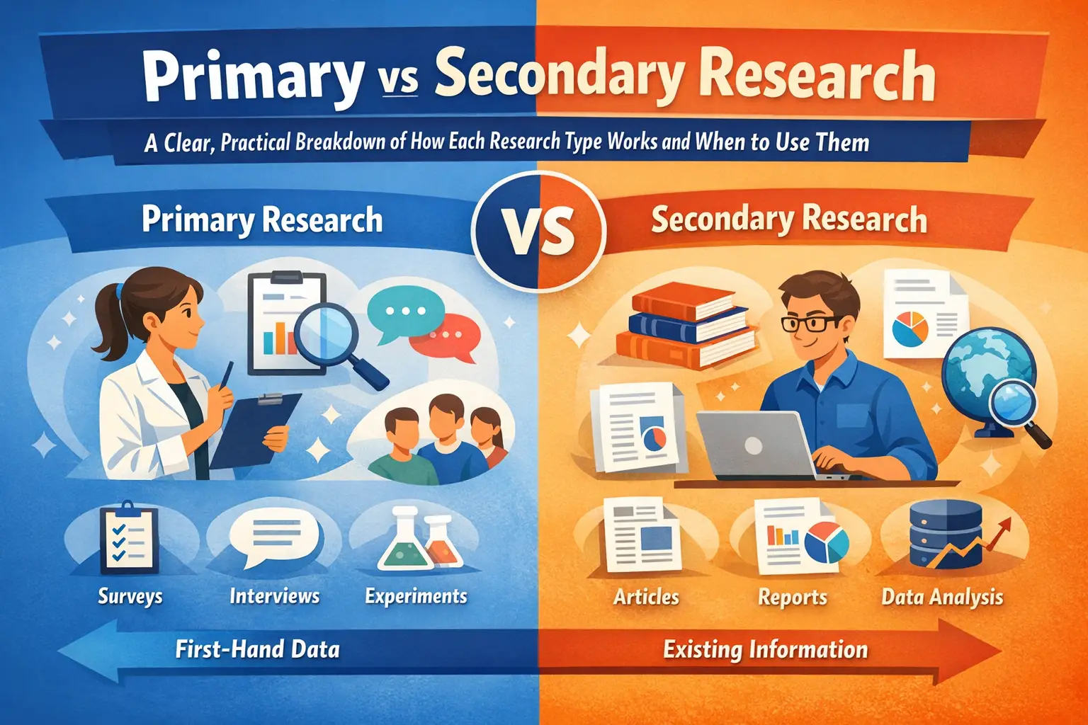 Primary vs Secondary Research: What’s the Real Difference?
