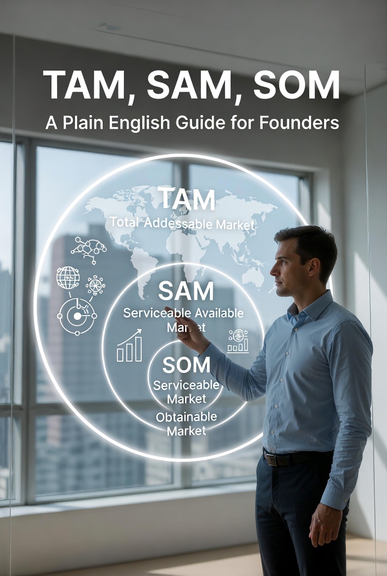 TAM, SAM, SOM: A Plain English Guide for Founders