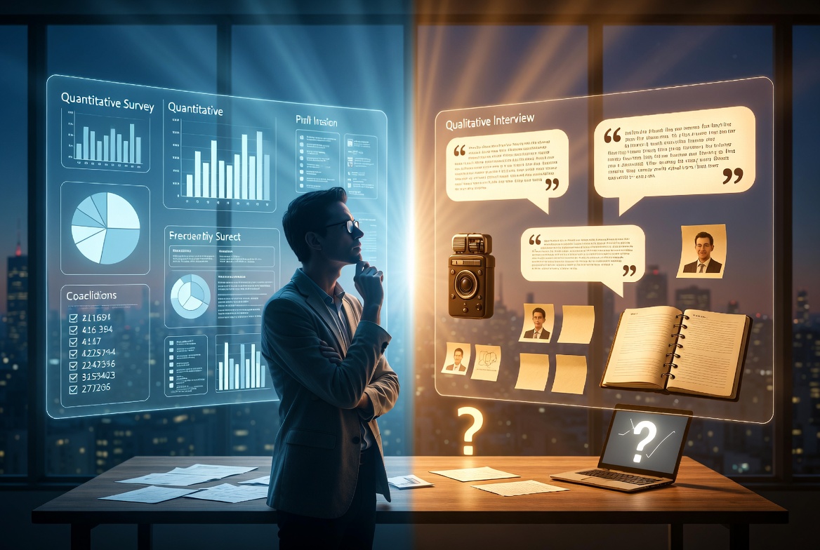 When Surveys and Interviews Clash: How to Resolve Conflicting Market Research Results