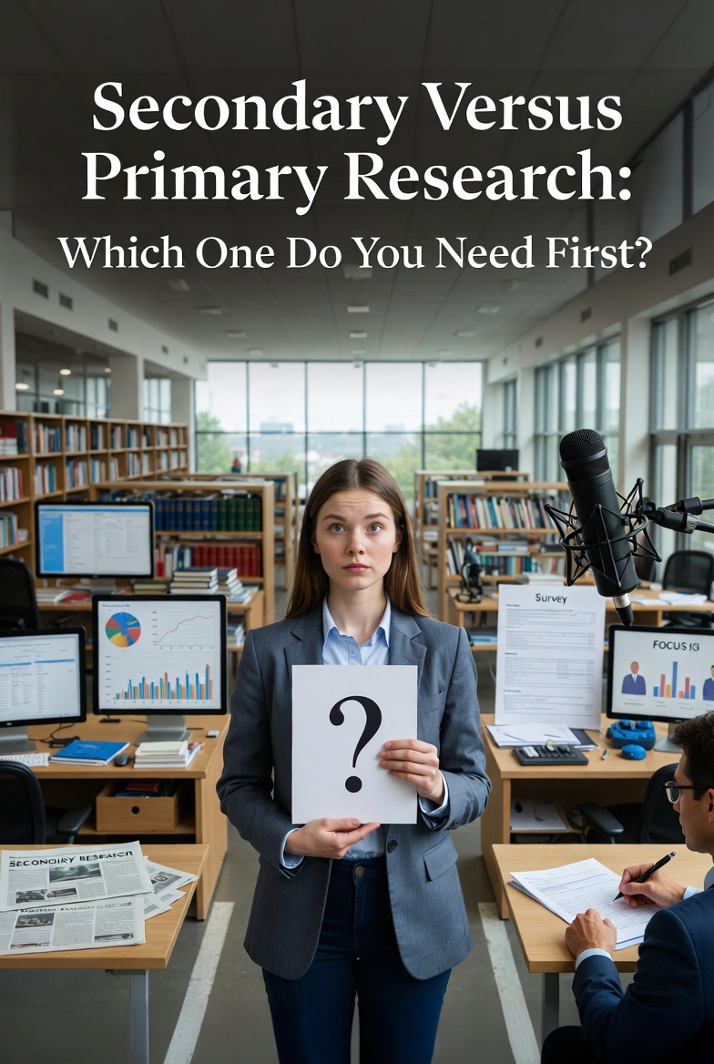Secondary Versus Primary Research: Which One do You Need First?