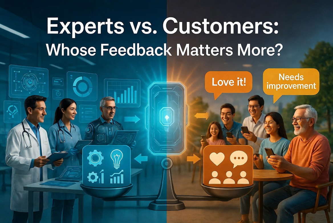 Experts Versus Customers: Whose Feedback Matters More for Product Development?