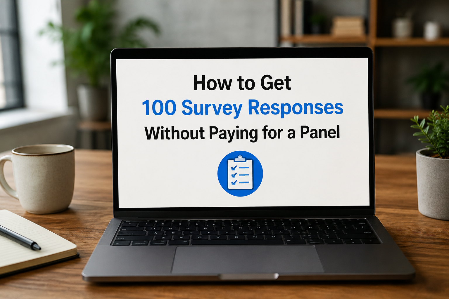 How to Get 100 Survey Responses Without Paying for a Panel