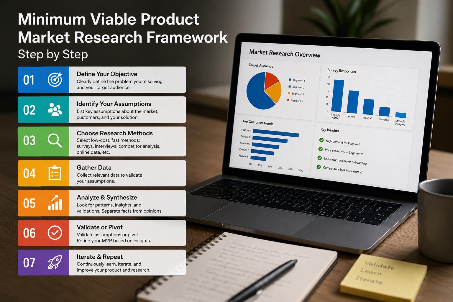 Minimum Viable Product Market Research Framework Step by Step
