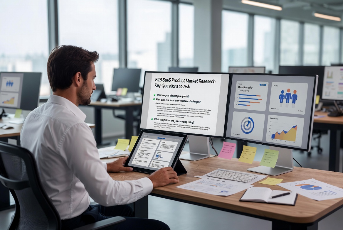B2B SaaS Product Market Research Questions to Ask